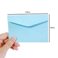 20pcs/Lot  Candy Color Mini Envelopes DIY Multifunction Craft Paper Envelope for Letter Paper Postcards School Material