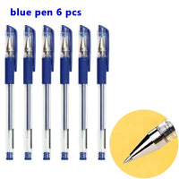 3+20Pcs Gel Pen and Refill Black Blue Red Ink Bullet 0.5mm Gel Pens School&Office Supplies Stationery With Free Shipping