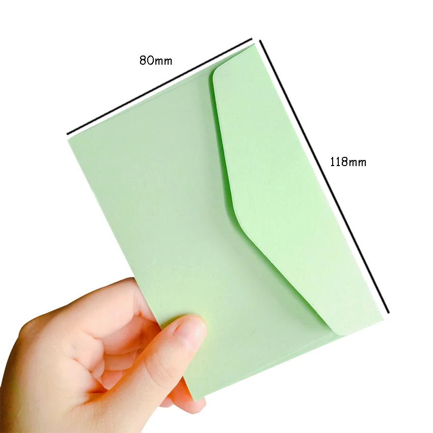 20pcs/Lot  Candy Color Mini Envelopes DIY Multifunction Craft Paper Envelope for Letter Paper Postcards School Material