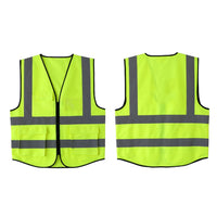 2019 High Visibility Reflective Safety Vest Work Reflective Vest Multi Pockets Workwear Safety Waistcoat Men Safety Vest