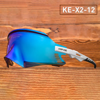 2023 Latest Design Frameless Sports Glasses Cycling Glasses Kapvoe Outdoor Running Mountain Bike Safety Glasses UV400 Sunglasses