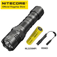 NITECORE P20iX USB-C Rechargeable Flashlights Super Bright Military Tactical Flashlight 4000 Lumens 5000mAh NL2150HPi Battery