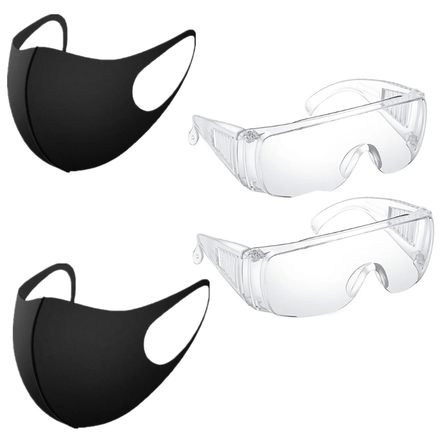 Safety Goggles Glasses Transparent Dust-Proof Glasses Workplace Lab Dental Eyewear Splash Eye Protection Anti-Wind Glasses