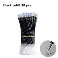 3+20Pcs Gel Pen and Refill Black Blue Red Ink Bullet 0.5mm Gel Pens School&Office Supplies Stationery With Free Shipping