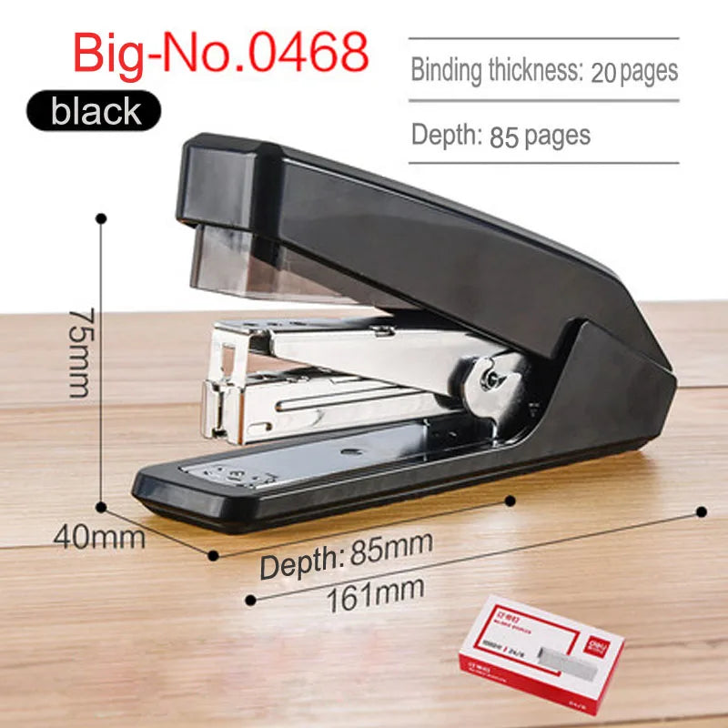 Deli Labor-Saving Stapler Office Supplies Student Special Mini Small Stapler Standard Multi-Function Practical Stapler