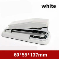 Deli Stapler 360 Degree Rotatable Heavy-Duty Staplers Standard Middle Seam Stapler Stapling 25 Sheets Labor-Saving Bookbinding