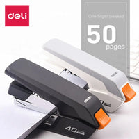 Deli Labor-Saving Stapler Office Supplies Student Special Mini Small Stapler Standard Multi-Function Practical Stapler