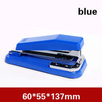 Deli Stapler 360 Degree Rotatable Heavy-Duty Staplers Standard Middle Seam Stapler Stapling 25 Sheets Labor-Saving Bookbinding