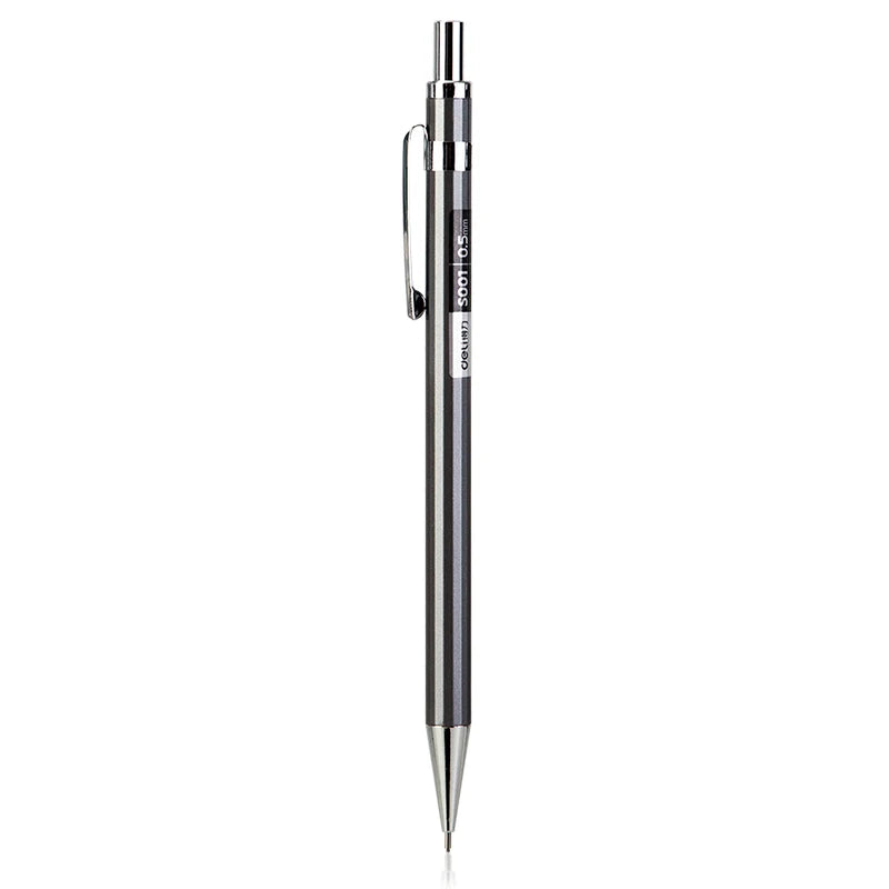 DELI High Quality Full Metal Mechanical Pencil 0.5/0.7 Lapices  for Professional PaintingAnd Writing School Supplies