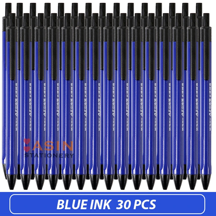 M&G Semi Gel Writing Ball Point Pen 0.7mm Black/Blue/Red Economic Ball Pen for School and Office Gift Supply  Ballpoint