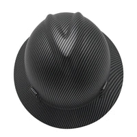 Safety Helmet Full Brim Hard Hat Carbon Fiber Construction Work Cap Lightweight High Strength Railway ABS Protective Hard Hat