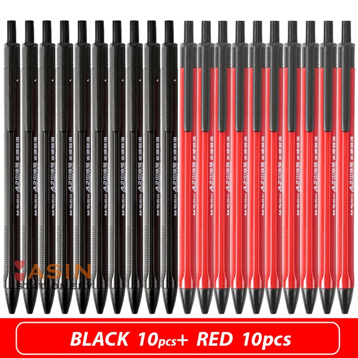 M&G Semi Gel Writing Ball Point Pen 0.7mm Black/Blue/Red Economic Ball Pen for School and Office Gift Supply  Ballpoint