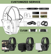 Noise Reduction Sound Amplification Electronic Safety Ear Muffs Ear Protection 27dB