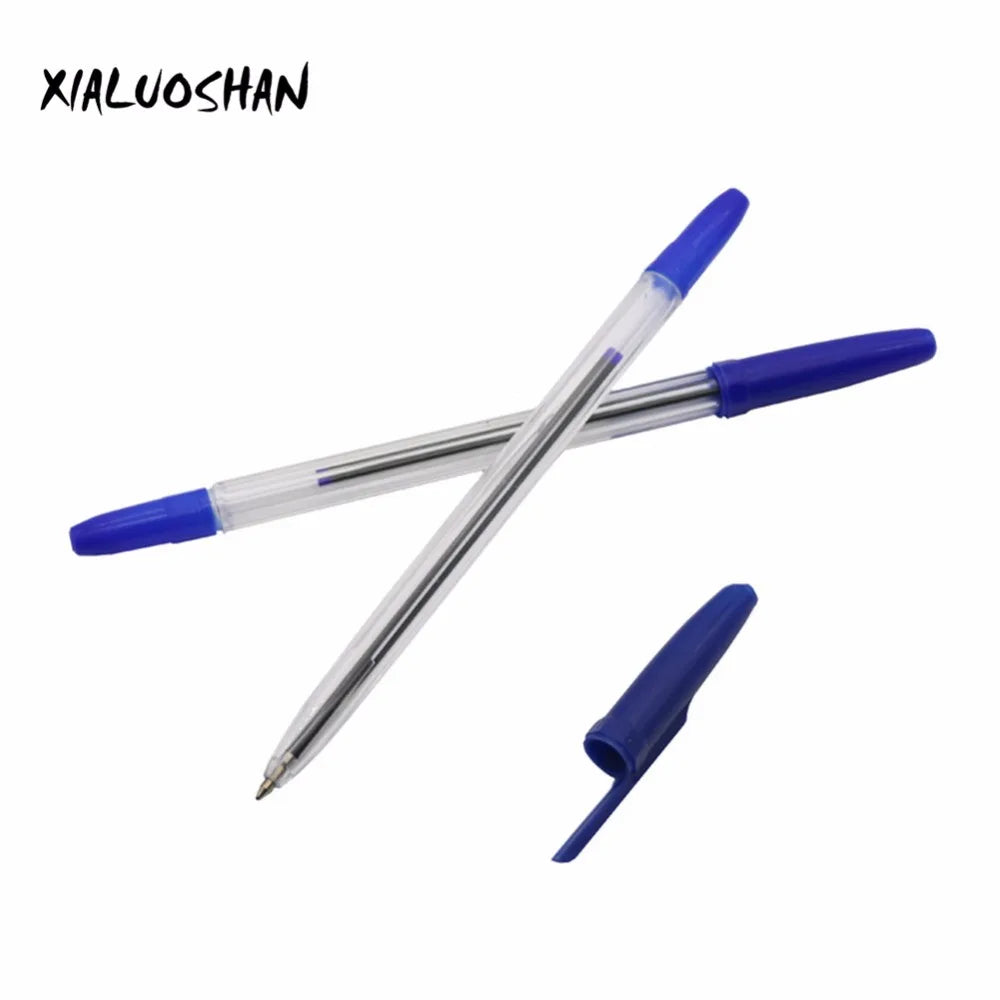 10 Pcs/Lot Bullet Ballpoint Pen Ball-Point Pen 0.7mm Blue Ink Dedicated Novelty Gift Zakka Material Office School Supplies