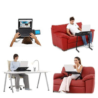 Laptop Stand Table With Mouse Pad Adjustable Folding Ergonomic Design Stands Notebook Desk for Macbook Netbook Ultrabook Tablet