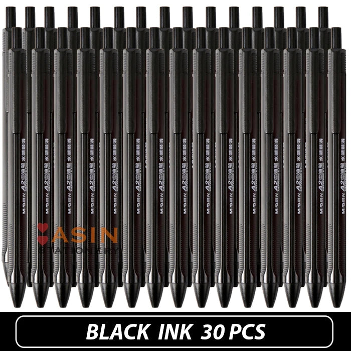 M&G Semi Gel Writing Ball Point Pen 0.7mm Black/Blue/Red Economic Ball Pen for School and Office Gift Supply  Ballpoint