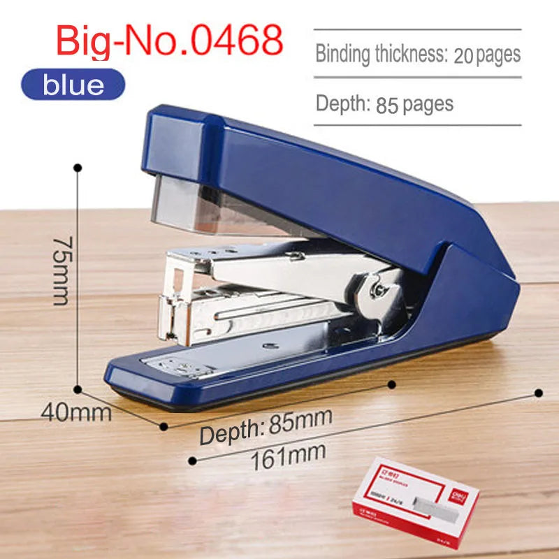 Deli Labor-Saving Stapler Office Supplies Student Special Mini Small Stapler Standard Multi-Function Practical Stapler