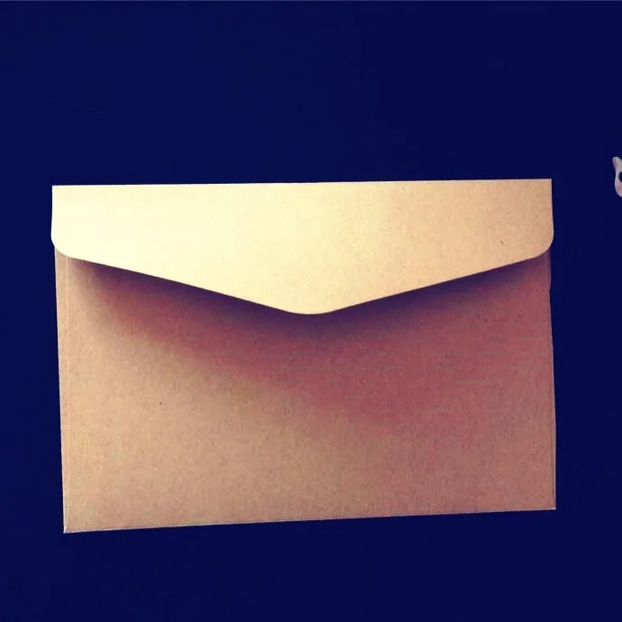 10pcs/Lot Blank Kraft Paper Envelope for Wedding Party Messaage Card Postcard Bag Cards Retro Red Envelopes