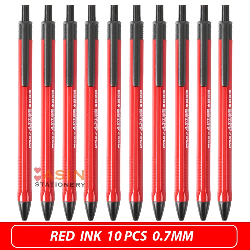 M&G Semi Gel Writing Ball Point Pen 0.7mm Black/Blue/Red Economic Ball Pen for School and Office Gift Supply  Ballpoint