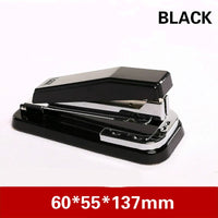 Deli Stapler 360 Degree Rotatable Heavy-Duty Staplers Standard Middle Seam Stapler Stapling 25 Sheets Labor-Saving Bookbinding