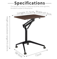 Standing Pneumatic Automatic Lifting Table Computer Office Lazy Adjustable Lecture Training Desk