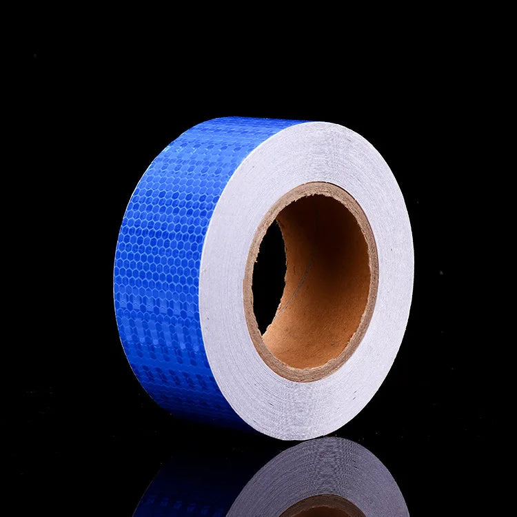 Self-Adhesive Reflective Tape High Visibility Fluorescent Yellow Reflective Warning Tape for Van Car Traffic Sign