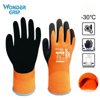 Wonder Grip Thicken Garden Working Gloves Coldproof Work Gloves Double Layer Latex Coated Protection Gardening Gloves