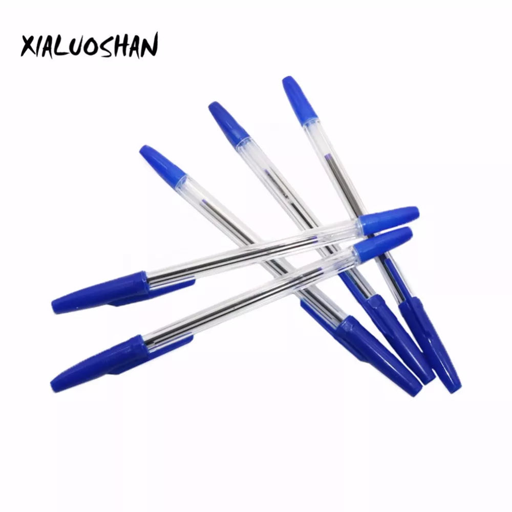 10 Pcs/Lot Bullet Ballpoint Pen Ball-Point Pen 0.7mm Blue Ink Dedicated Novelty Gift Zakka Material Office School Supplies