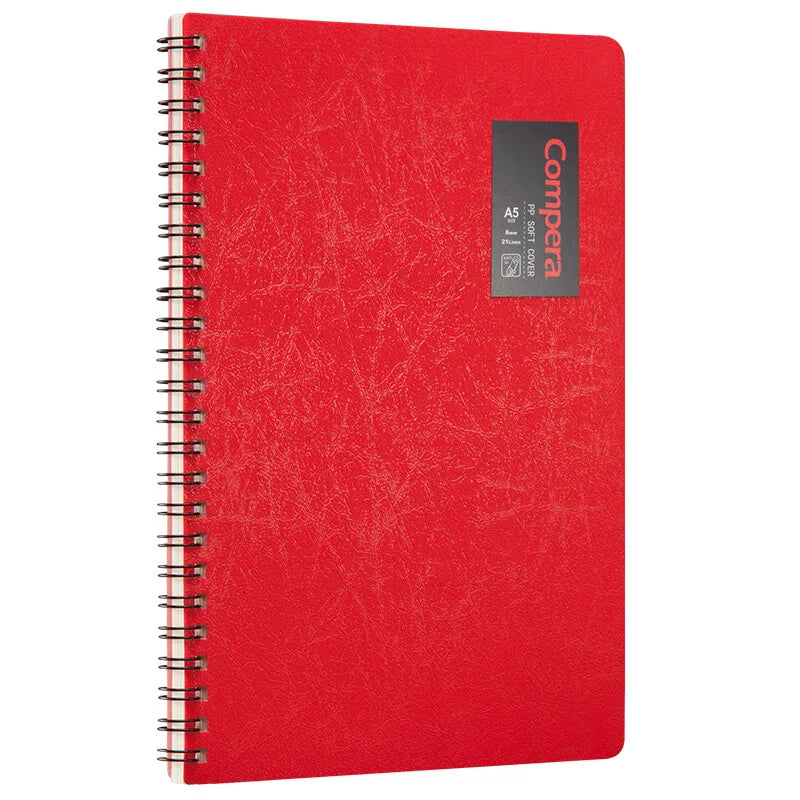 Wholesale PP Soft Cover Promotional Notebook Factory Custom A5 Double Coil Waterproof Spiral Notebook