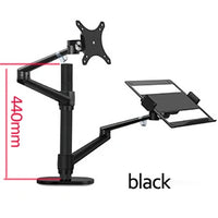 OL-3L Aluminum Multifunction 10"-17"Ergonomics Desk Laptop Stand 32" Monitor Desktop Holder Computer Full Motion With Column Bar