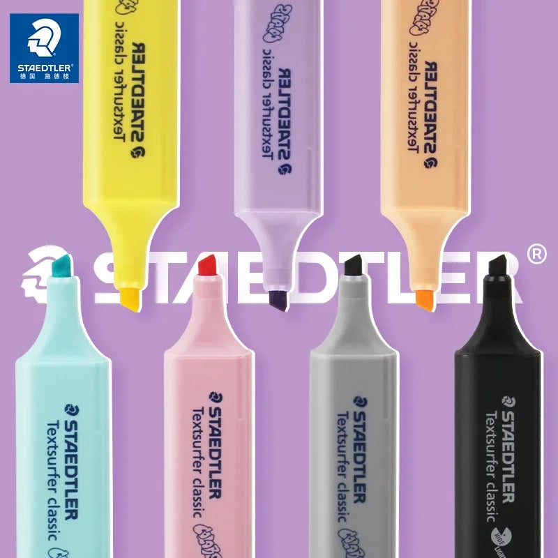 1pcs Staedtler Sharpie Color Highlighter 364 Children's Macarons Students With Office Highlights Text Highlight Marker Pen