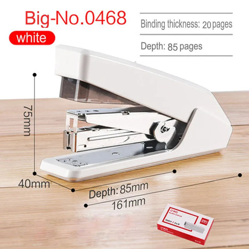 Deli Labor-Saving Stapler Office Supplies Student Special Mini Small Stapler Standard Multi-Function Practical Stapler