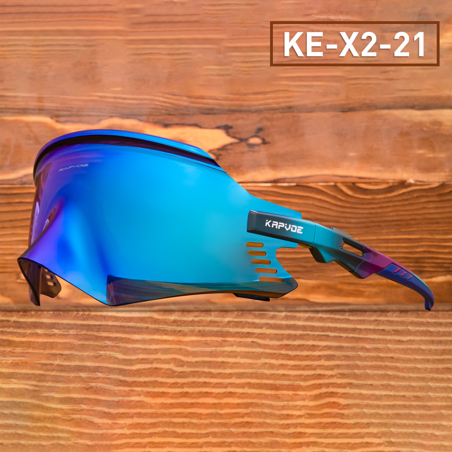 2023 Latest Design Frameless Sports Glasses Cycling Glasses Kapvoe Outdoor Running Mountain Bike Safety Glasses UV400 Sunglasses