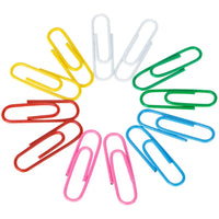 50pcs / Set of 28mm Colorful Paper Clips Paper Clips Notes Classified Clips Children'S Student Stationery School Office Supplies