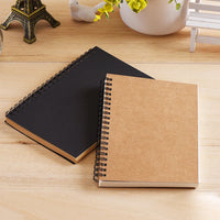 Creative Stationery Notebooks Retro Kraft Paper Coil Sketchbook Wholesale Graffiti Blank Notebook