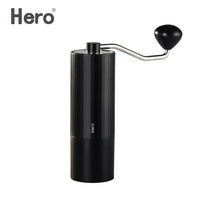 HERO Portable Manual Coffee Grinder 420 Stainless Steel Burr Grinder Durable Coffee Bean Maker Mini Coffees Milling 15g Capacity