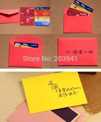 20pcs/Lot  Candy Color Mini Envelopes DIY Multifunction Craft Paper Envelope for Letter Paper Postcards School Material