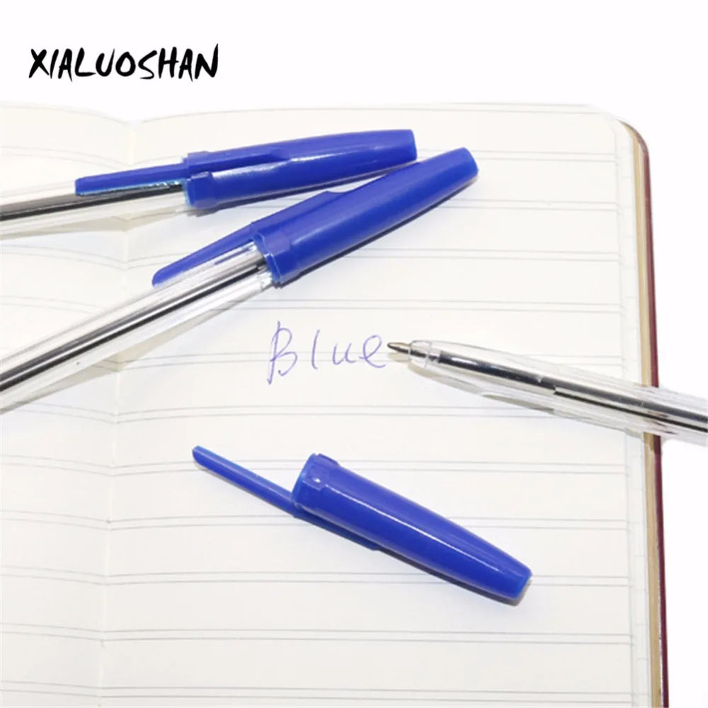 10 Pcs/Lot Bullet Ballpoint Pen Ball-Point Pen 0.7mm Blue Ink Dedicated Novelty Gift Zakka Material Office School Supplies