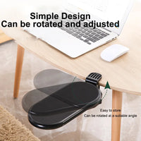 Rotating Computer Arm Support Ergonomic Adjustable PC Wrist Rest Extender Desk