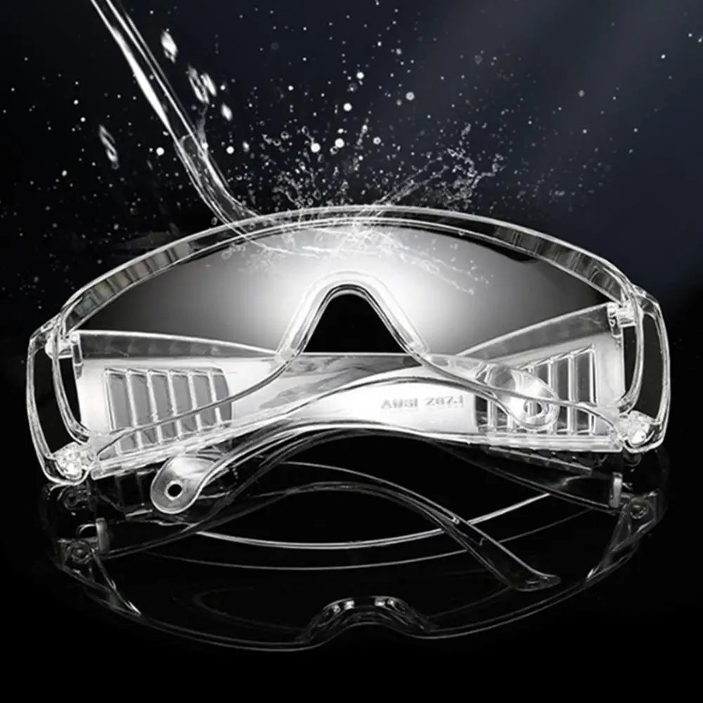 Safety Goggles Glasses Transparent Dust-Proof Glasses Workplace Lab Dental Eyewear Splash Eye Protection Anti-Wind Glasses