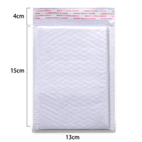 10pcs Bubble Envelope Bag White Bubble PolyMailer Self Seal Mailing Bags Padded Envelopes for Magazine Lined Mailer