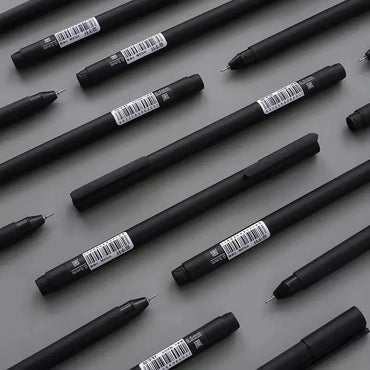 5/20Pcs Gel Pen Set Neutral Pen Smooth Writing&fastdry Signature 0.5mm Ballpoint Pen Black Ink Refill School Stationery Supplies