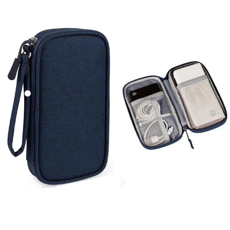 Travel Cable Bag Portable Digital Storage Pouch Waterproof Electronic Accessories Storage Bag Travel Organizer Cable Organizer