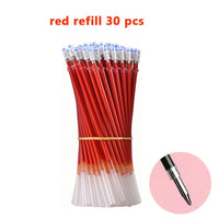 3+20Pcs Gel Pen and Refill Black Blue Red Ink Bullet 0.5mm Gel Pens School&Office Supplies Stationery With Free Shipping