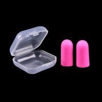 2Pcs Anti-Noise Soft Ear Plugs Sound Insulation Ear Protection Earplugs Sleeping Plugs for Travel Noise Reduction With Case