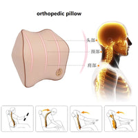 Comfort Car Cushion Relieve Lower Back Pain Lumbar Pillow Memory Foam Lumbar Cushion Posture Correction Vehicle Backrest Cushion