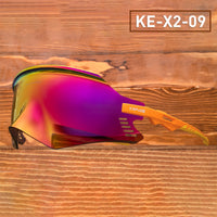 2023 Latest Design Frameless Sports Glasses Cycling Glasses Kapvoe Outdoor Running Mountain Bike Safety Glasses UV400 Sunglasses