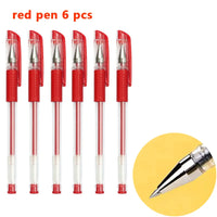 3+20Pcs Gel Pen and Refill Black Blue Red Ink Bullet 0.5mm Gel Pens School&Office Supplies Stationery With Free Shipping