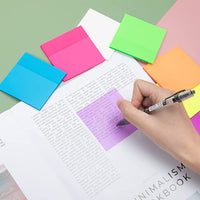 Officeworks Post Book Tag Stickie Transparent It Sticky Notes Staples for Books