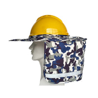 Hard Hat Sun Shade Hat Polyester Mesh Sun Shade Protection With Safety High Visibility Reflective Stripe